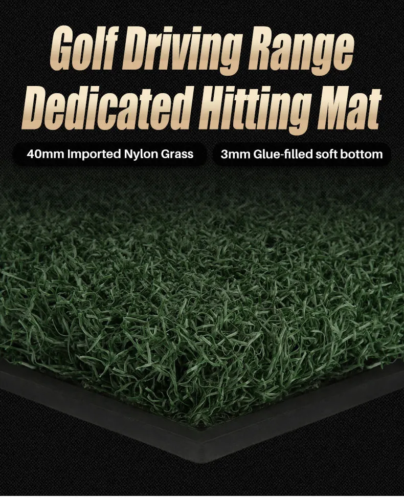 150*150cm Nylon Turf Golf Hitting Mat