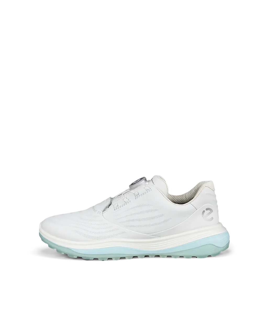 2024 ECCO Women's LT1 BOA Golf Shoe - White/Blue