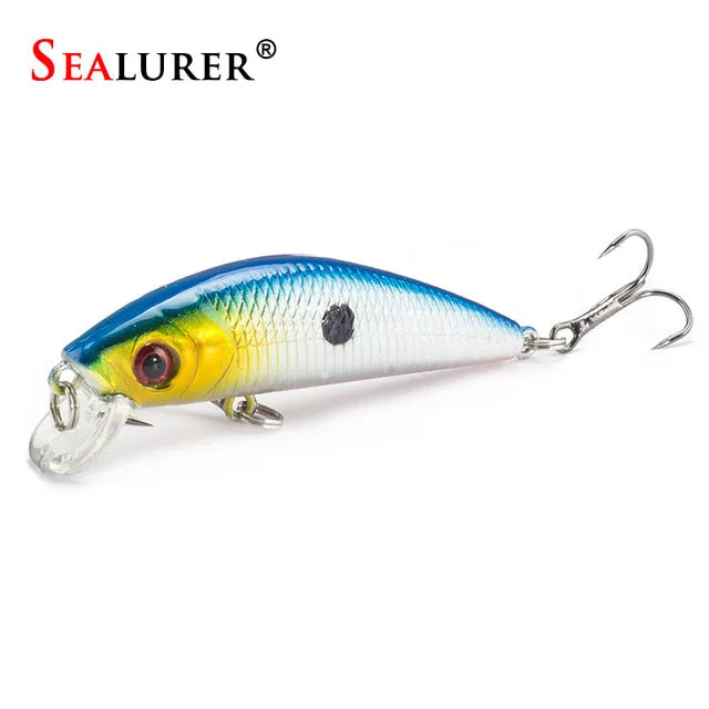 8g 7cm 1pcs Minnow Lure Sea Fishing Tackle Fishing Kit Hard Bait Jig Wobbler Plastic Lure Fishery Feeder Fishing Lure