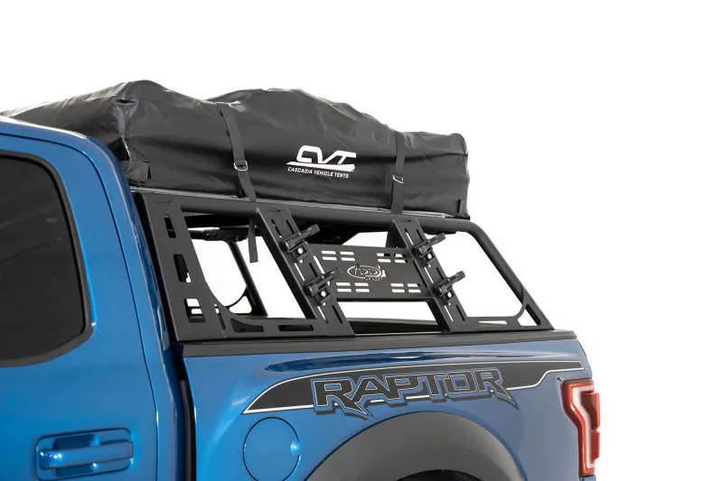 Addictive Desert Designs 2015  Ford F-150 Overlander Chase Rack w/ 3rd Brake Light - Hammer Black