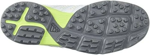 adidas Women's Adipure Sport Golf Shoe, White/Semi Frozen Yellow/Grey, 8.5 Medium US