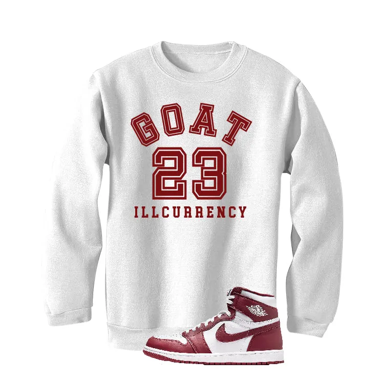 Air Jordan 1 High OG “Team Red” | illcurrency White T-Shirt (GOAT 23)