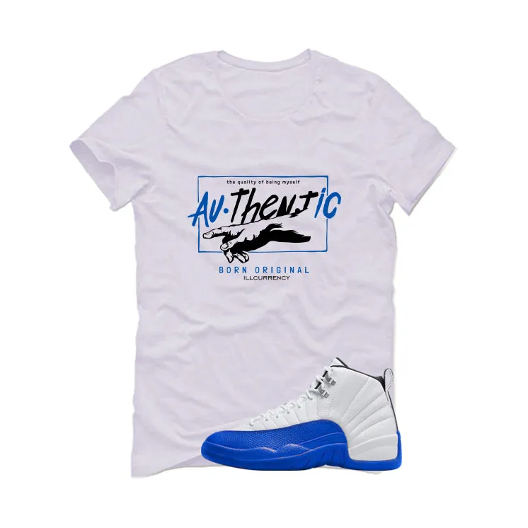 Air Jordan 12 Blueberry White T-Shirt (Authentic)| illcurrency