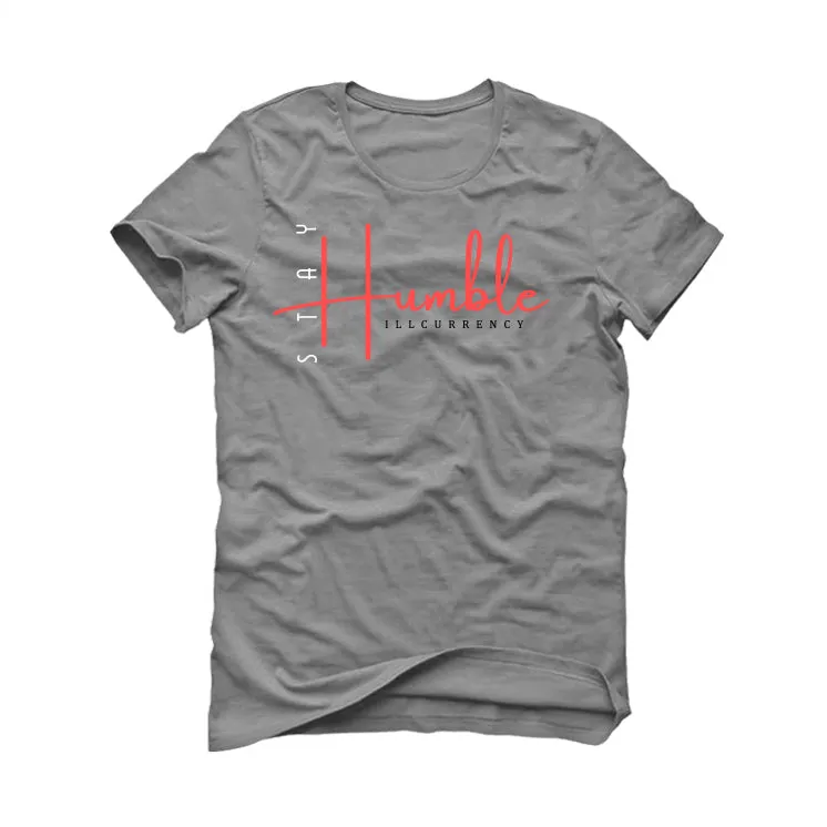 Air Jordan 4 “Infrared” Grey T-Shirt (Stay Humble)