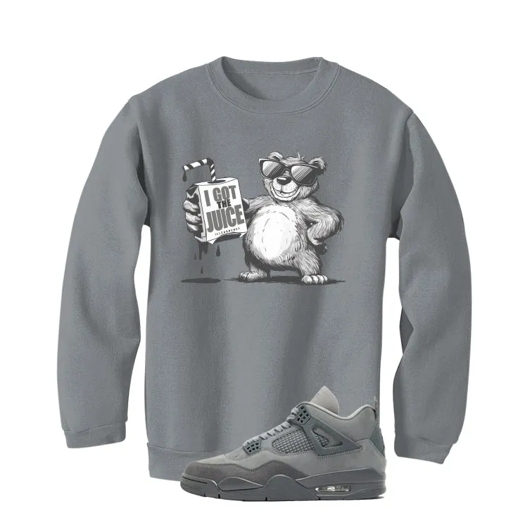 Air Jordan 4 Paris Olympics Grey T-Shirt (I got the juice)| illcurrency