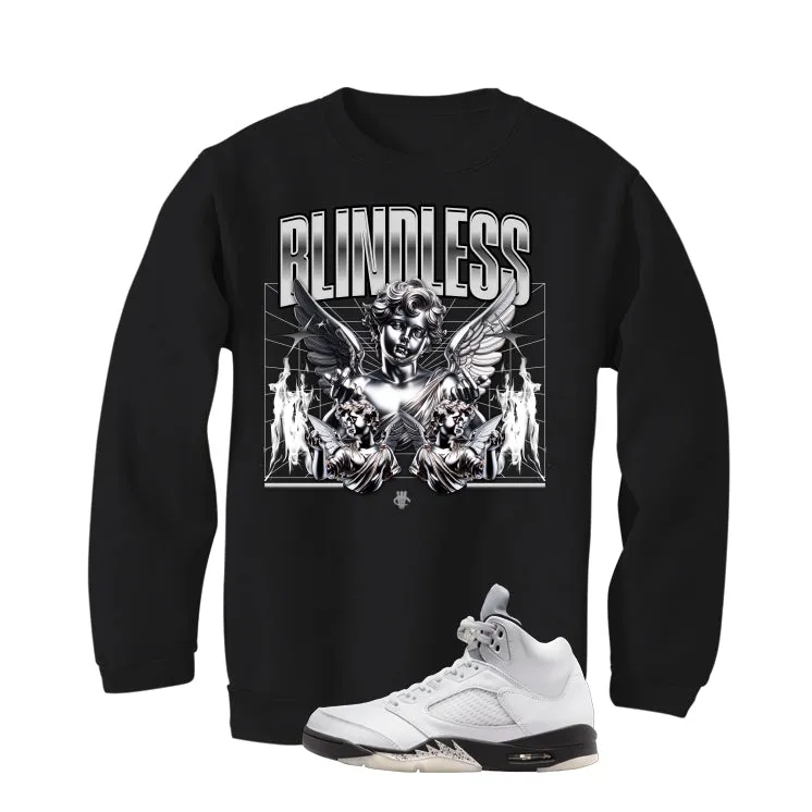 Air Jordan 5 White Black Black T-Shirt (Blindless)| illcurrency