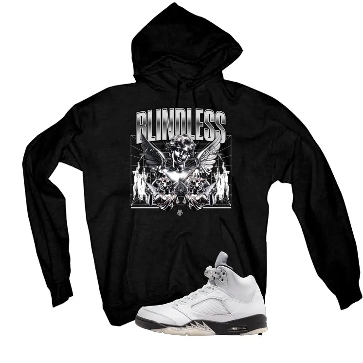 Air Jordan 5 White Black Black T-Shirt (Blindless)| illcurrency