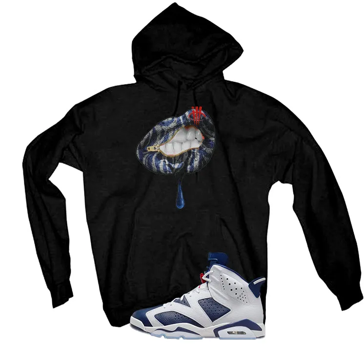 Air Jordan 6 Olympic Black T-Shirt (LIPS UNSEALED)| illcurrency