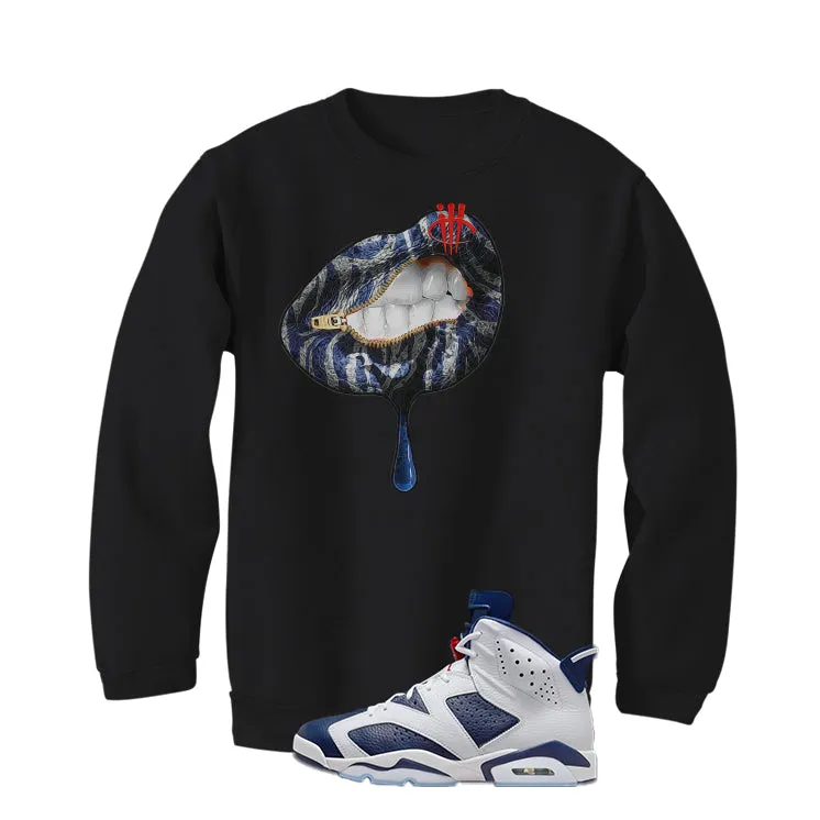 Air Jordan 6 Olympic Black T-Shirt (LIPS UNSEALED)| illcurrency