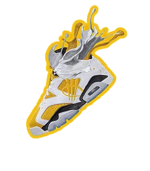 Air Jordan 6 Yellow Ochre | illcurrency White T-Shirt (SPLASH 6)