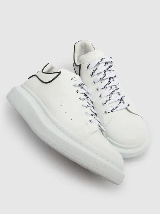 Alexander McQueen   45mm Oversized leather sneakers 