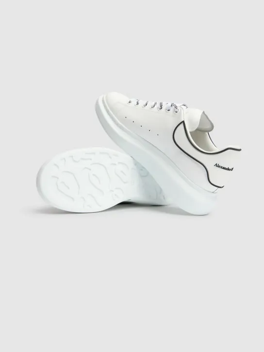 Alexander McQueen   45mm Oversized leather sneakers 