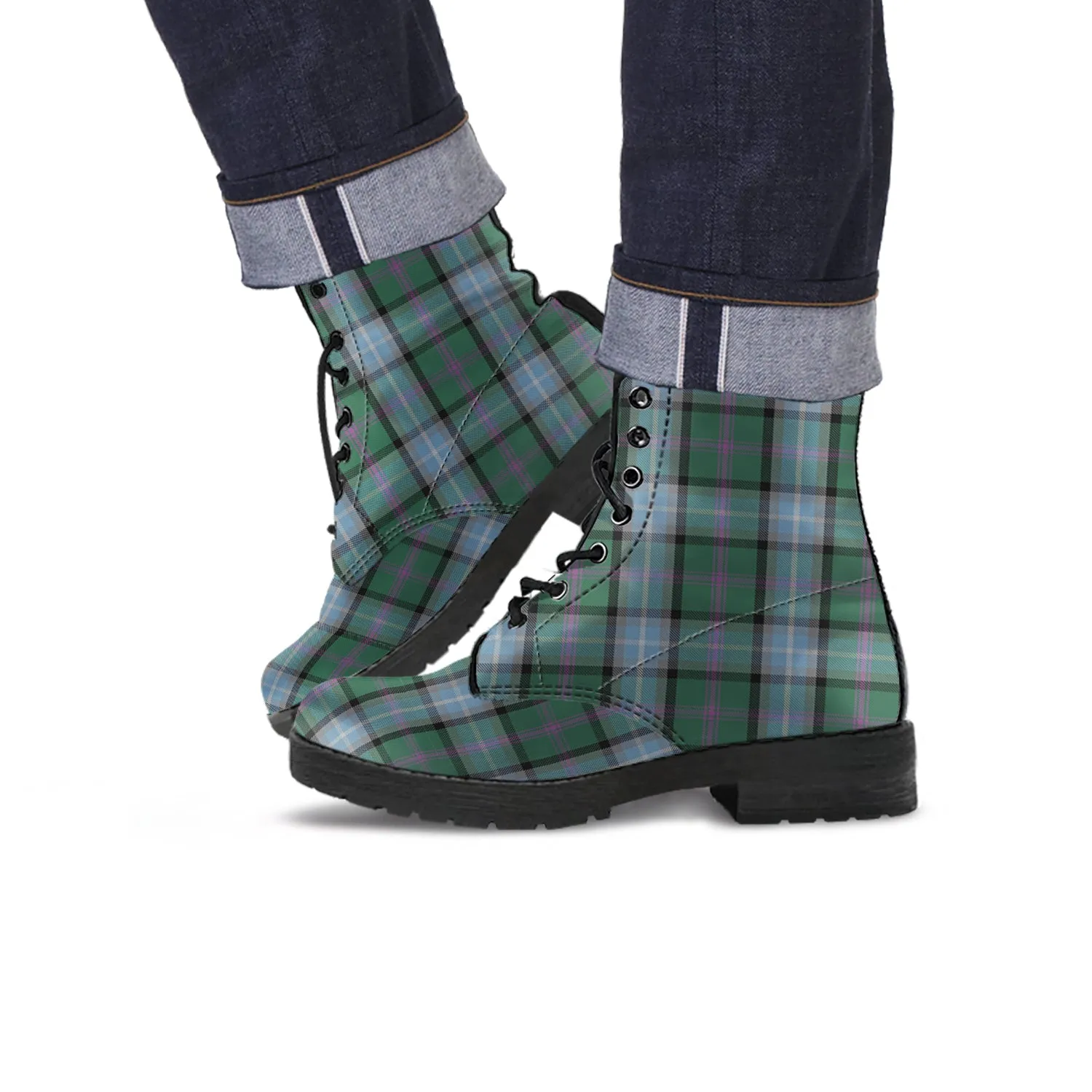 Alexander of Menstry Hunting Tartan Leather Boots