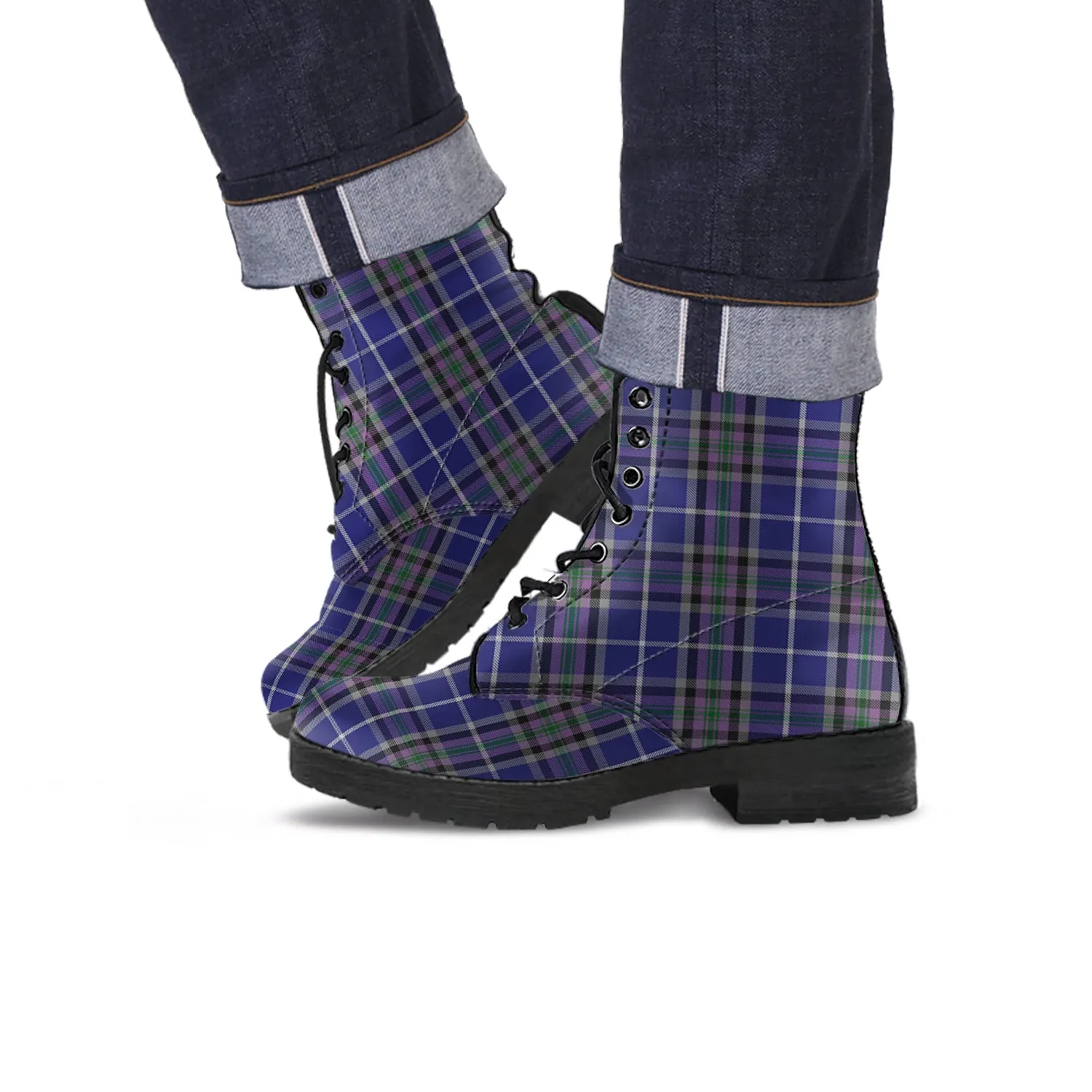 Alexander of Menstry Tartan Leather Boots