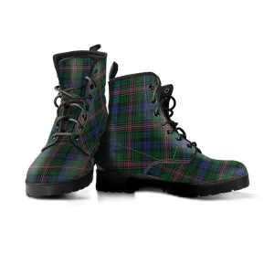 Allison Tartan Leather Boots