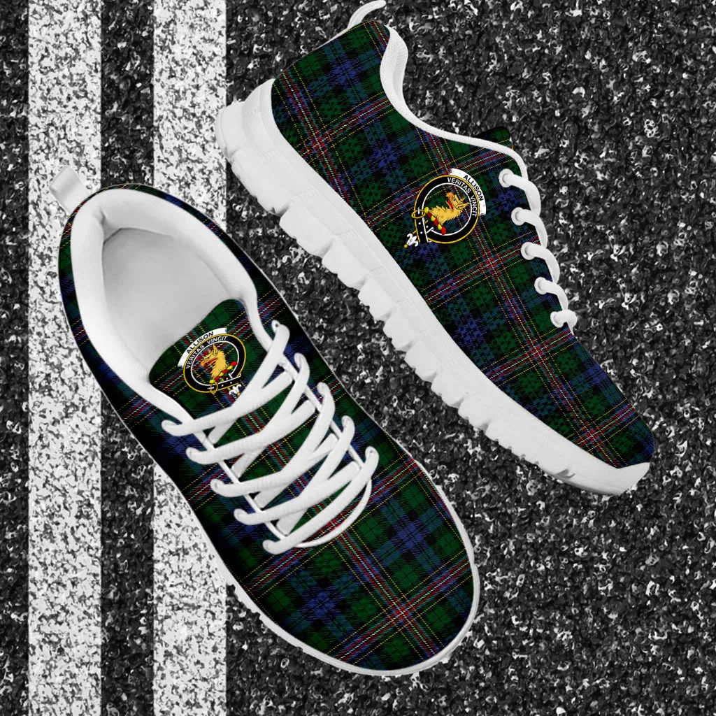 Allison Tartan Sneakers with Family Crest