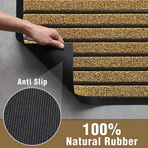 Amagabeli 2 Pack Large Outdoor Door Mats 36" x 24" for Front Door Entrance Outside BG352