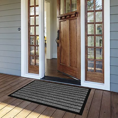 Amagabeli Large Outdoor Door Mats 36" x 24" for Front Door Entrance Outside BG041