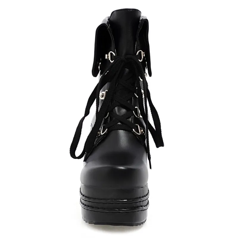 Ankle Boots high wedges Skid-proof