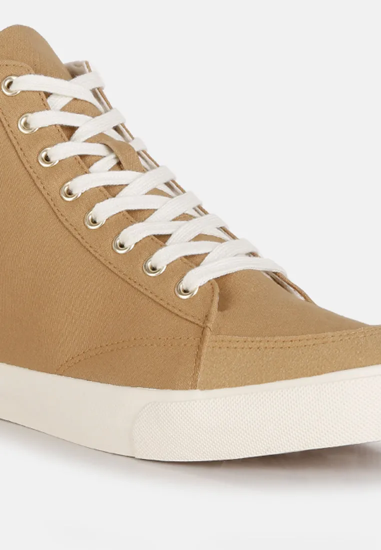 Ankle Length Solid Sneakers