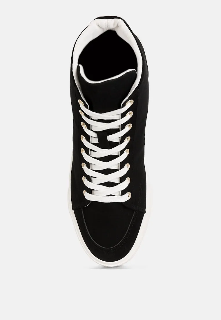 Ankle Length Solid Sneakers