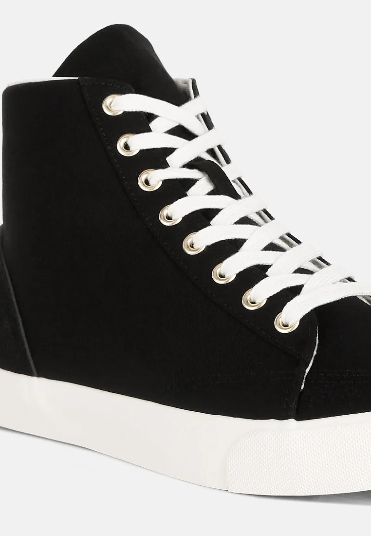 Ankle Length Solid Sneakers