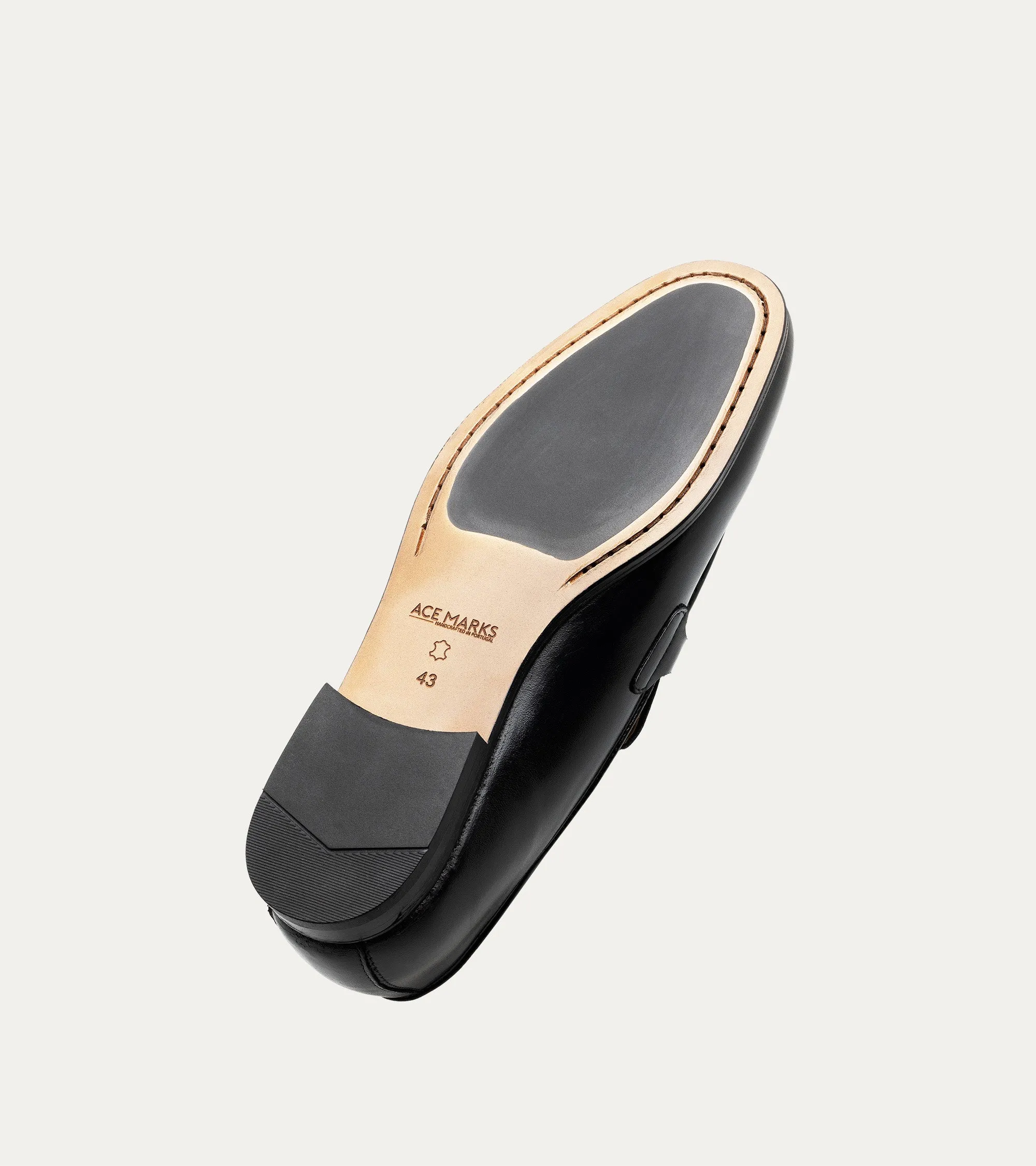 Antonio Bit Loafer in Black Full Grain