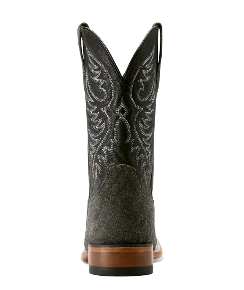 Ariat Men's Black Elephant Roughout Wiley Cowboy Boot