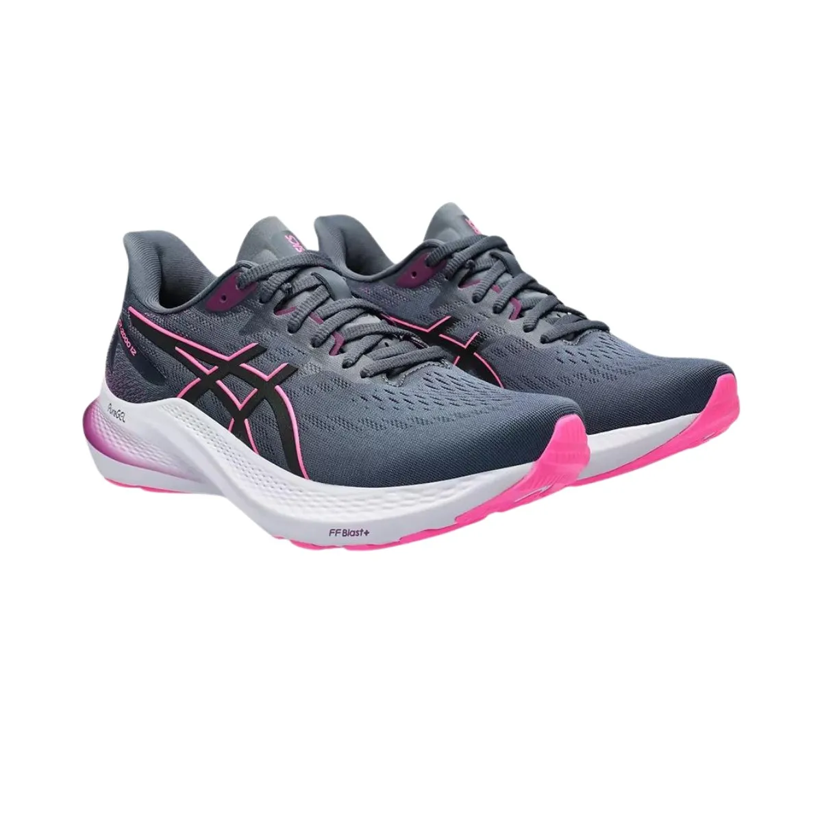 Asics GT-2000 12 Grey Pink SS24 Women's Shoes