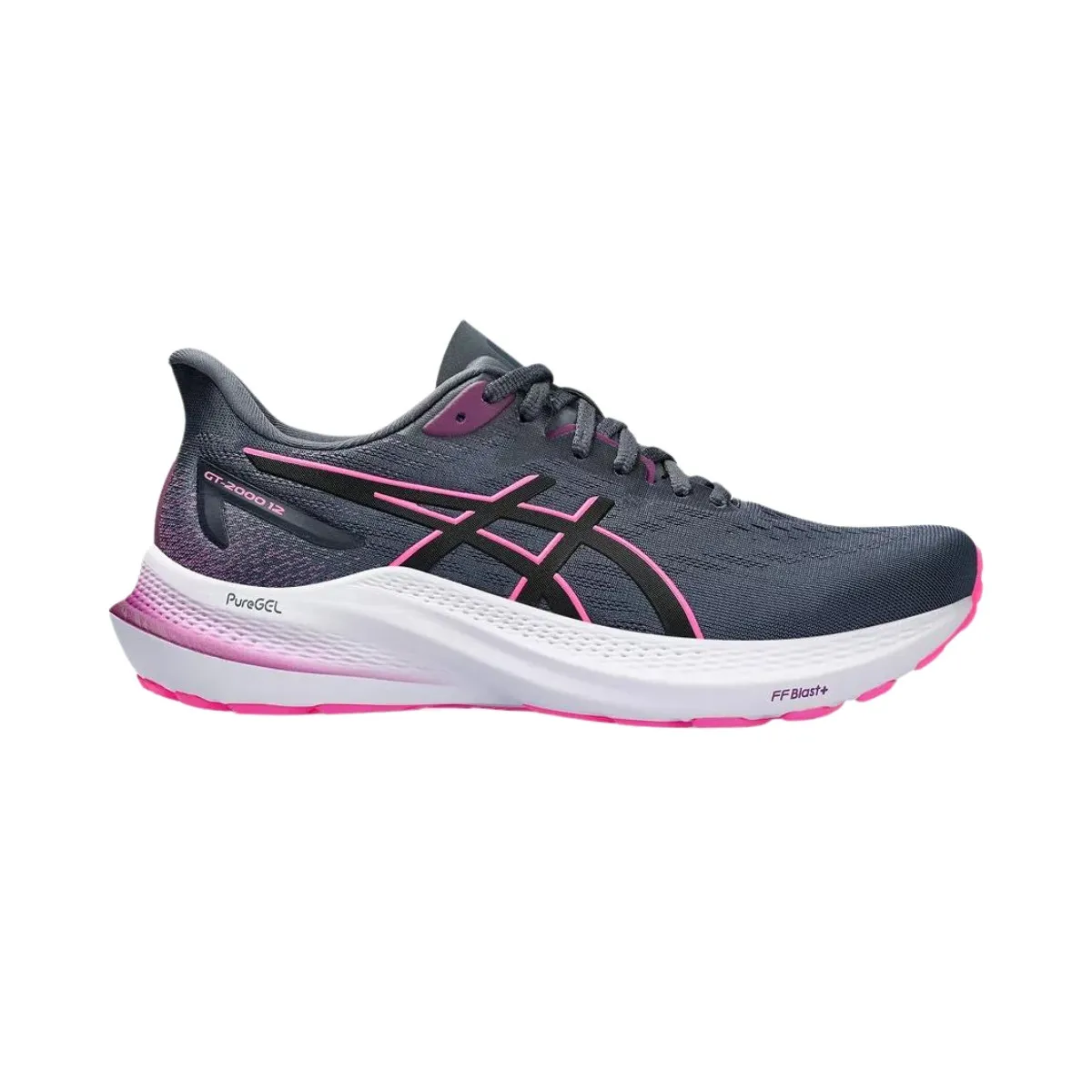 Asics GT-2000 12 Grey Pink SS24 Women's Shoes