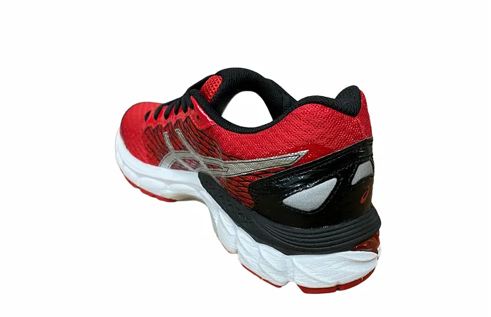 Asics scarpa da corsa per ragazzi Gel Nimbus 18 C600N 2393 rosso-argento-nero