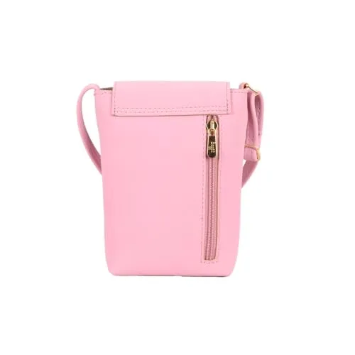 Baggit Women Pink Sling Bag XXS Size | Ladies Stylish Casual Cross Body Purse Handbag