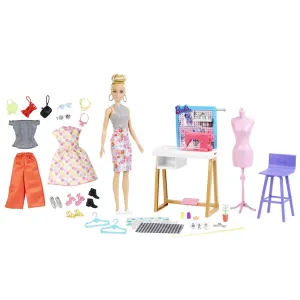 Barbie Fashion Designer Doll & Dress Studio