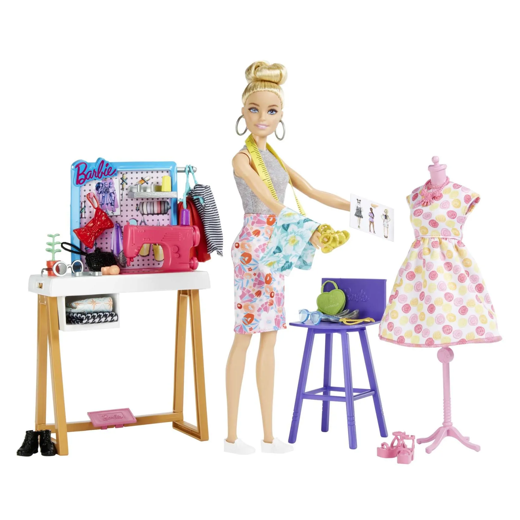 Barbie Fashion Designer Doll & Dress Studio