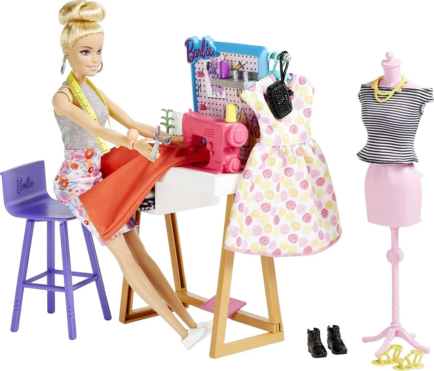 Barbie Fashion Designer Doll & Dress Studio