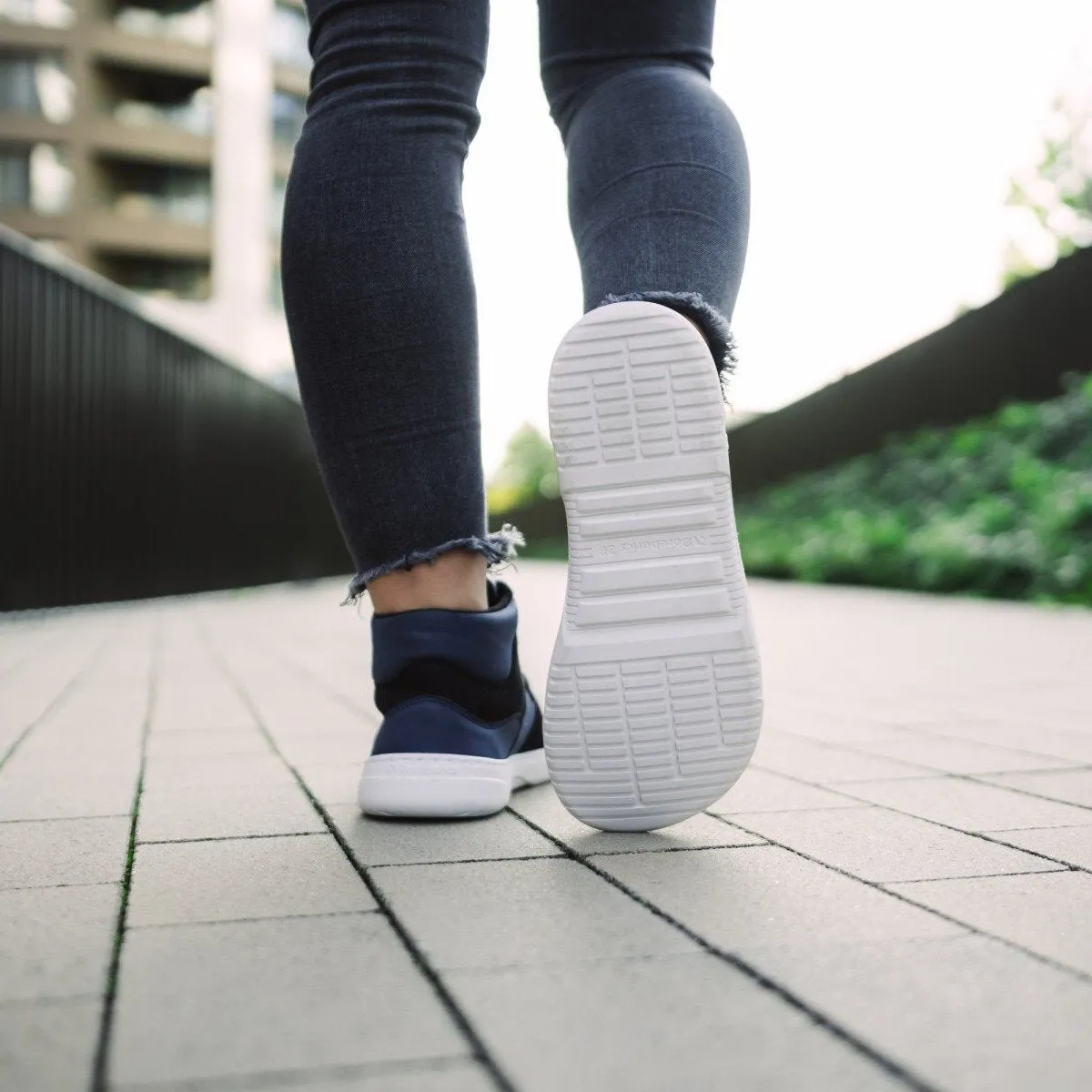 Barefoot Sneakers Barebarics Lynx - Dark Blue & White