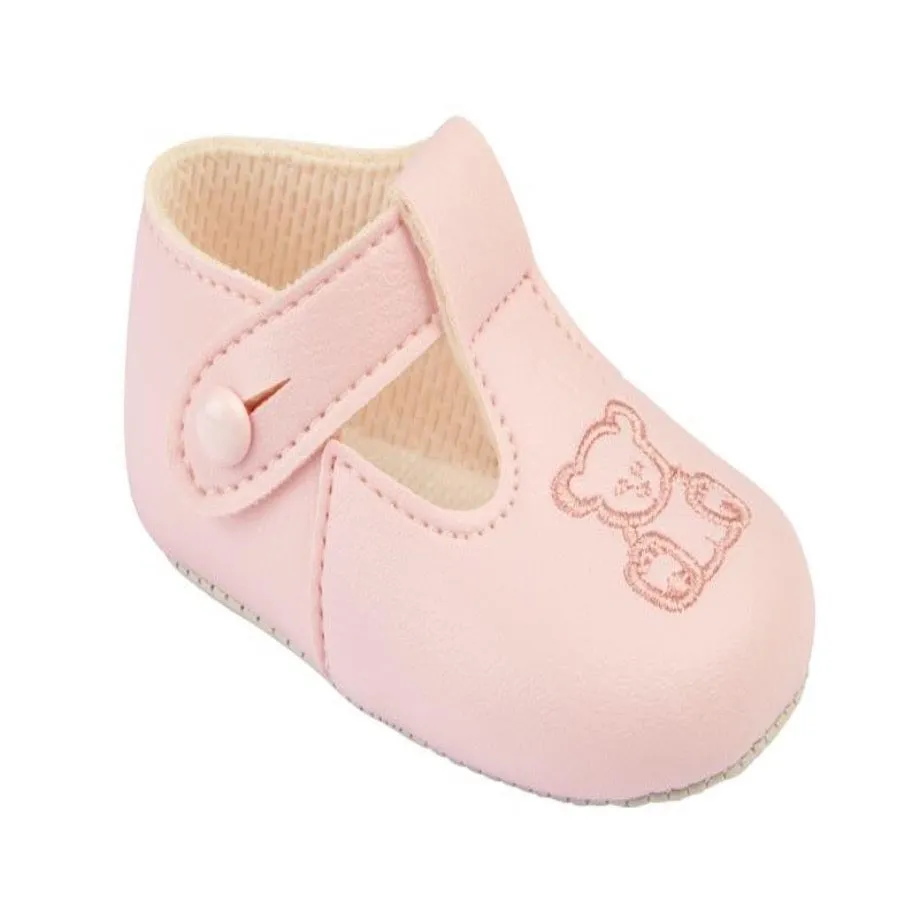 Baypods - baby pram shoe pink B117