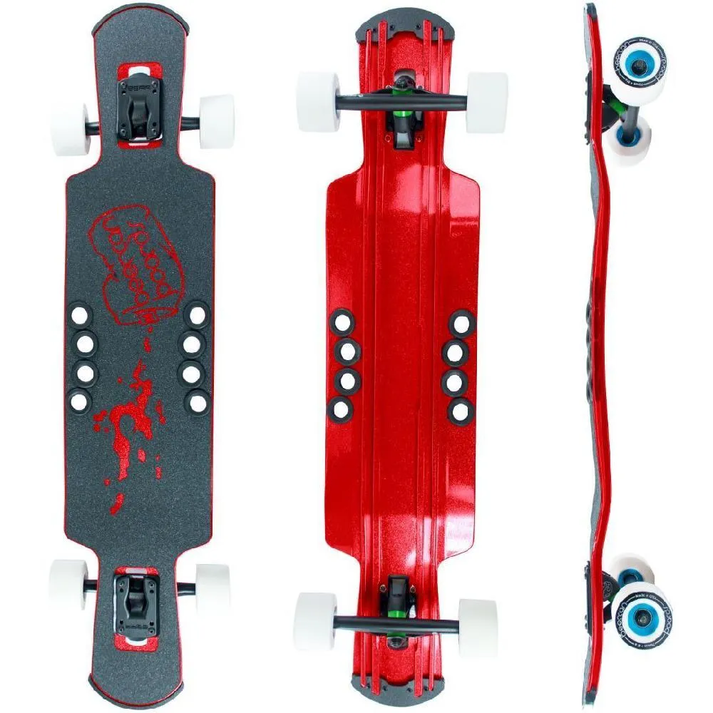 Beercan Red 37" Kegger Lite Drop Through Longboard