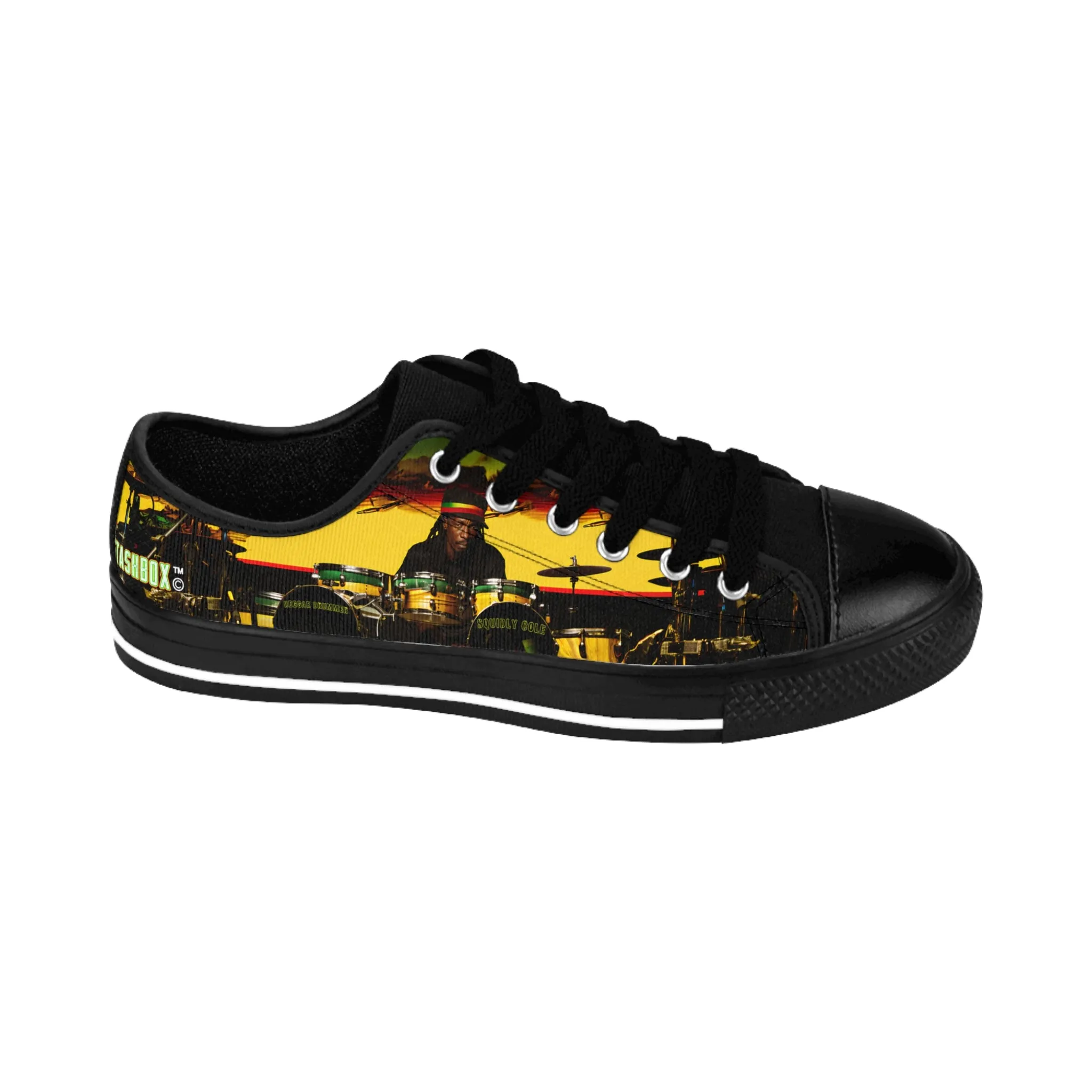 Black Shoes Official Squidly Cole Reggae Drummer Signature Series