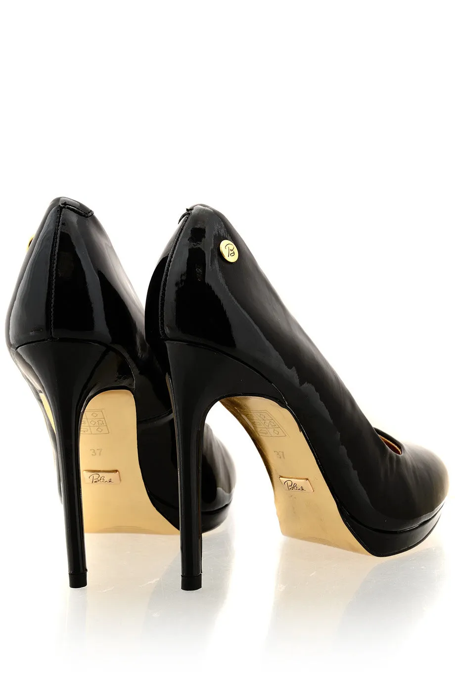 BLINK BEROQUETE Black Patent Pumps