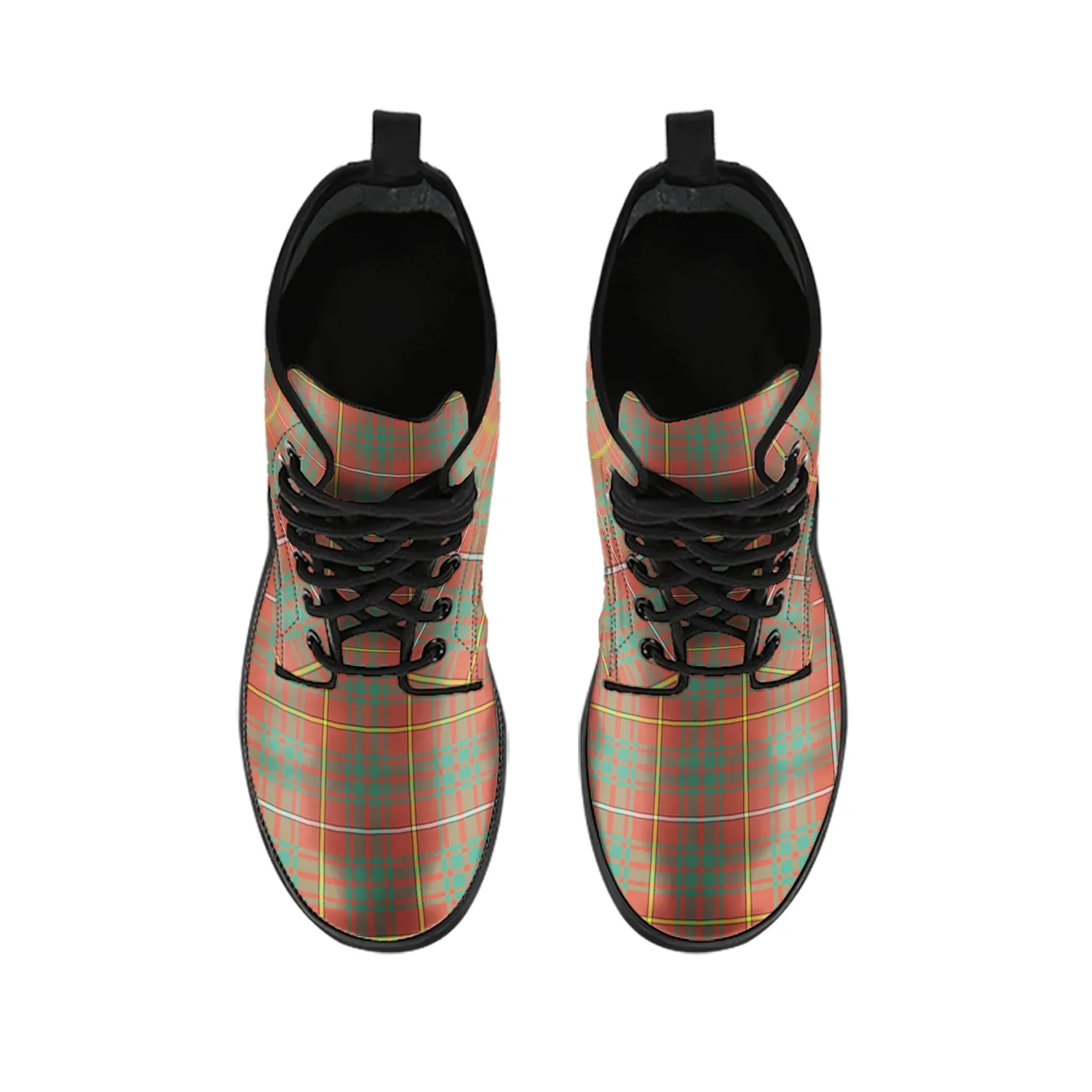 Bruce Ancient Tartan Leather Boots