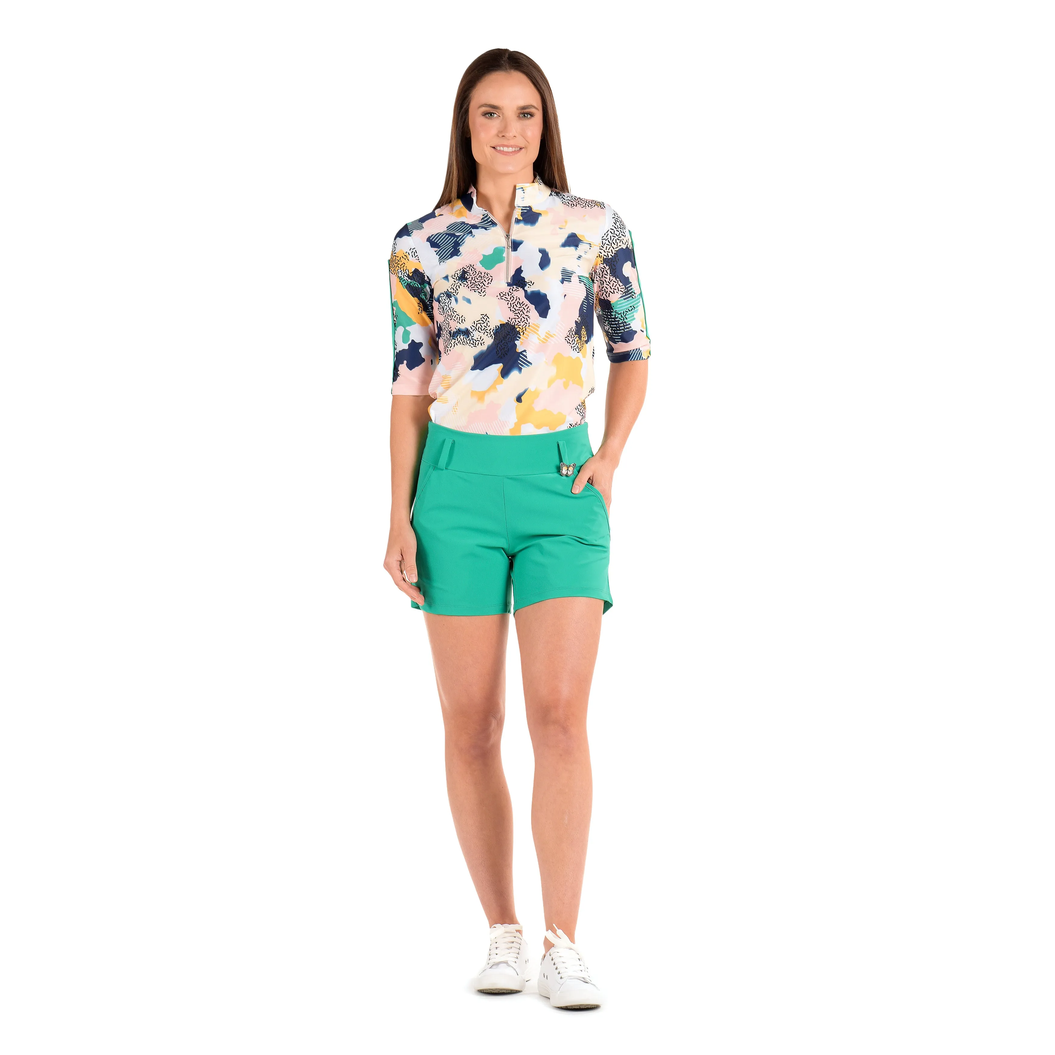 Cali Tropic Leaf Short - FINAL SALE