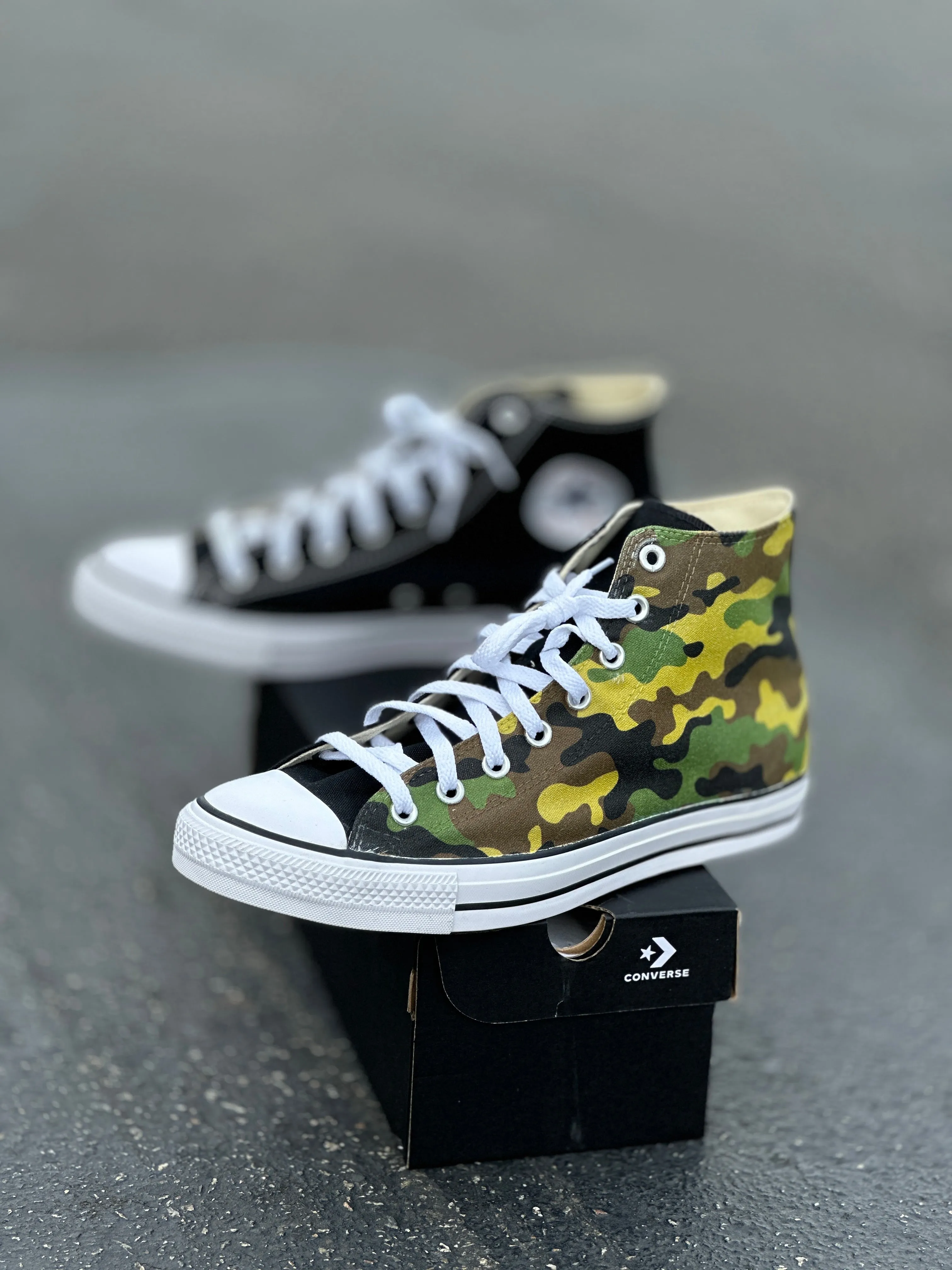 Classic OG Camo Green Camouflage Custom Converse