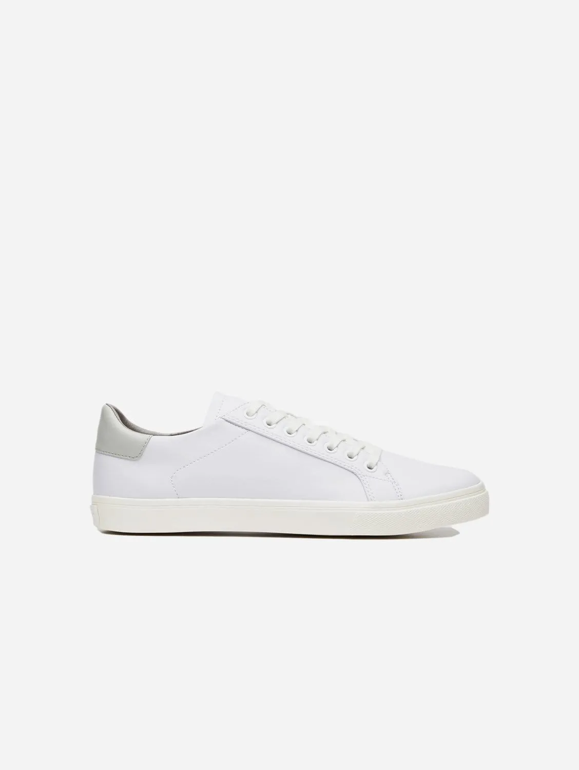 Classic Vegan Leather Sneakers | White