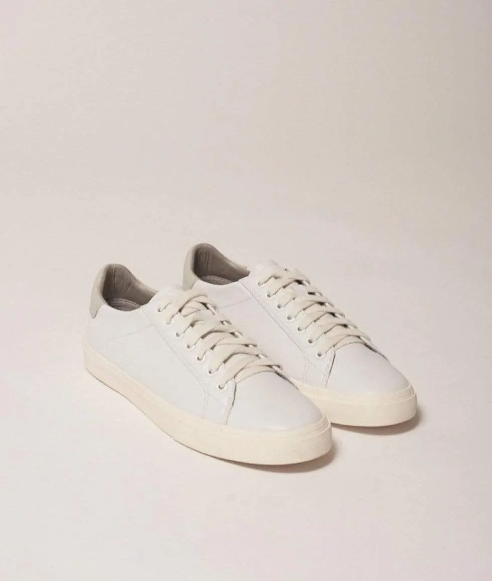 Classic Vegan Leather Sneakers | White