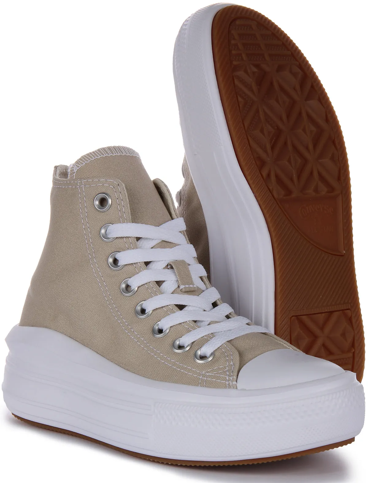 Converse All Star Move A04365C In Stone Platform