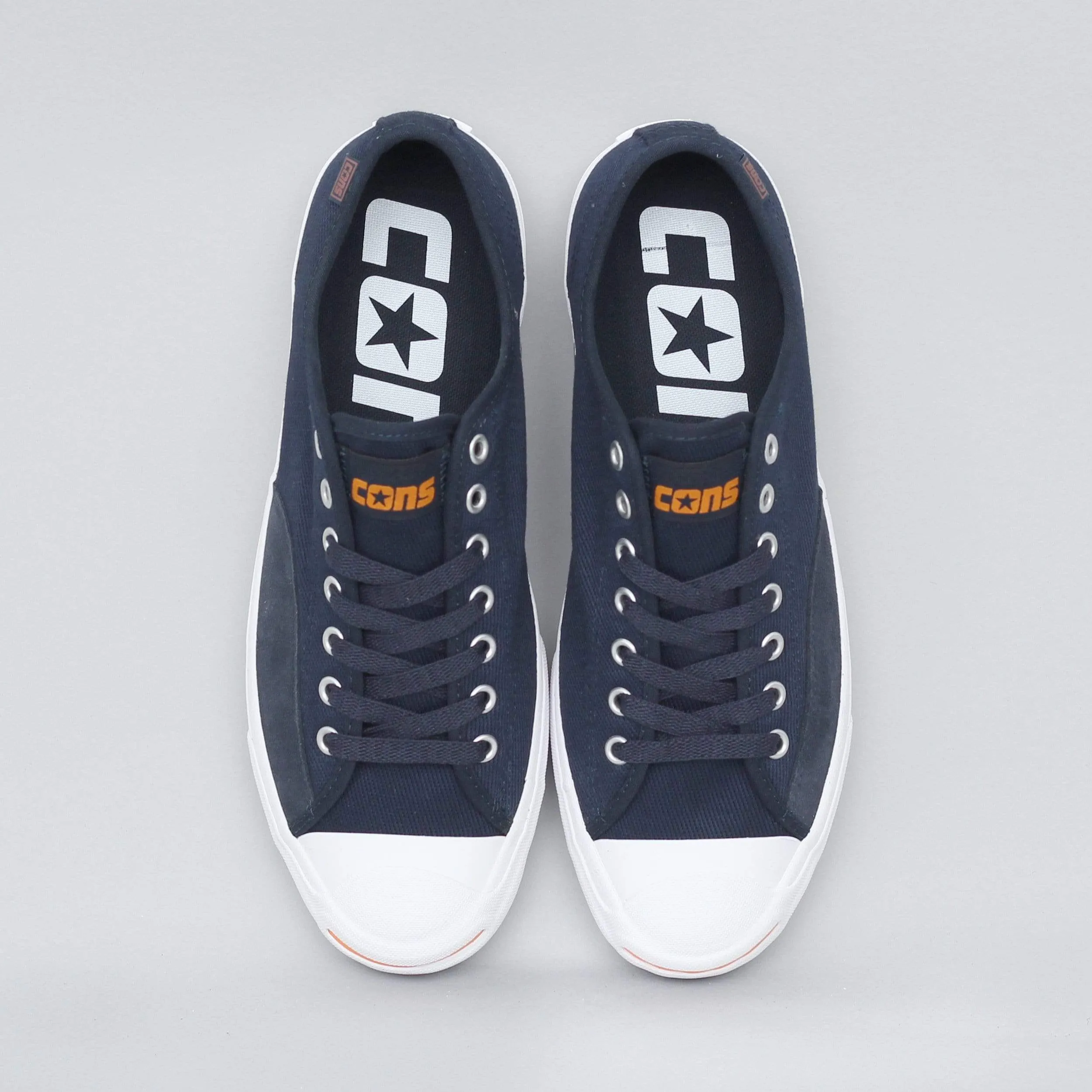 Converse Jack Purcell Pro OX Shoes Dark Obsidian / White