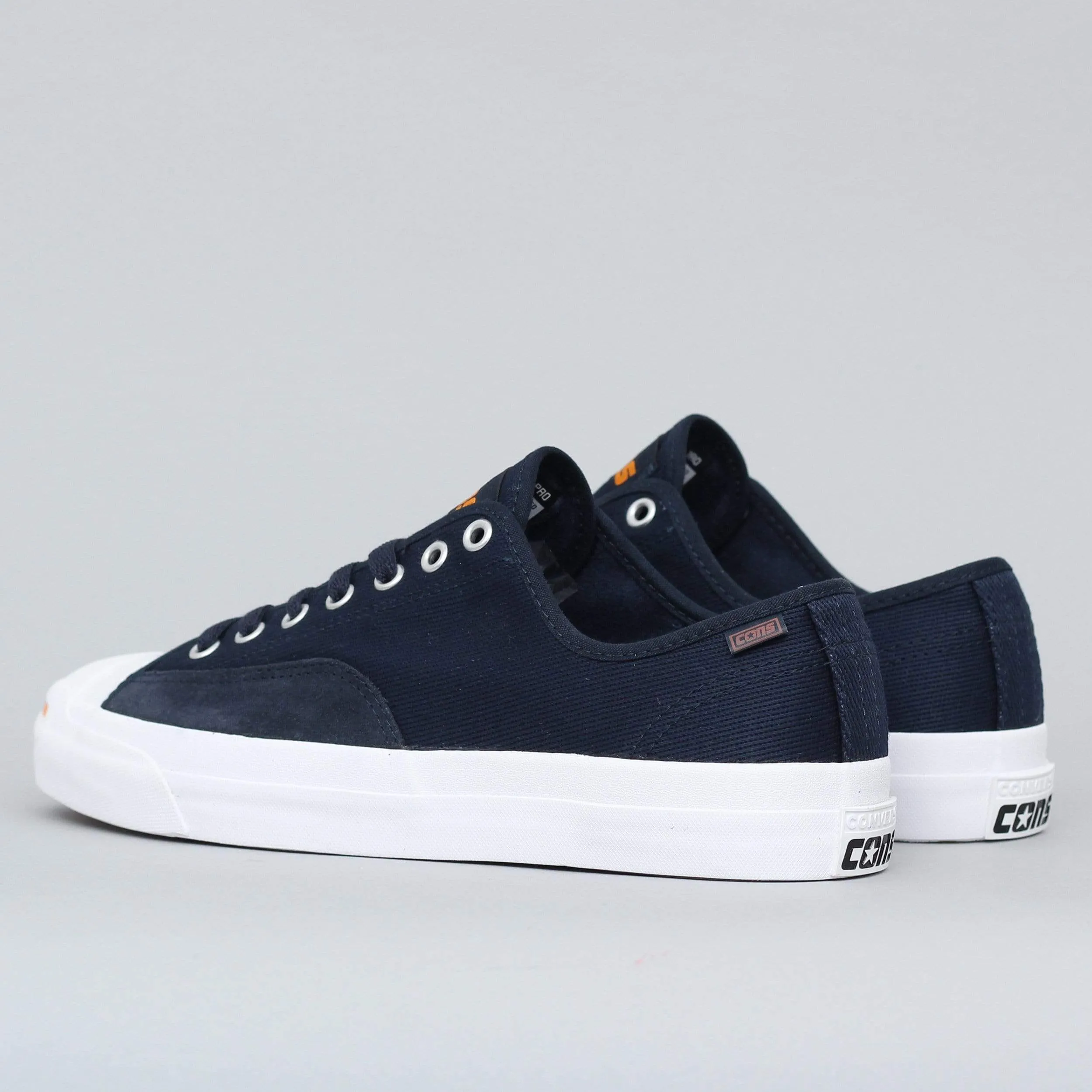 Converse Jack Purcell Pro OX Shoes Dark Obsidian / White