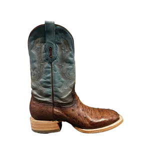 Corral Men's Embroidered Cognac & Navy Ostrich Boot