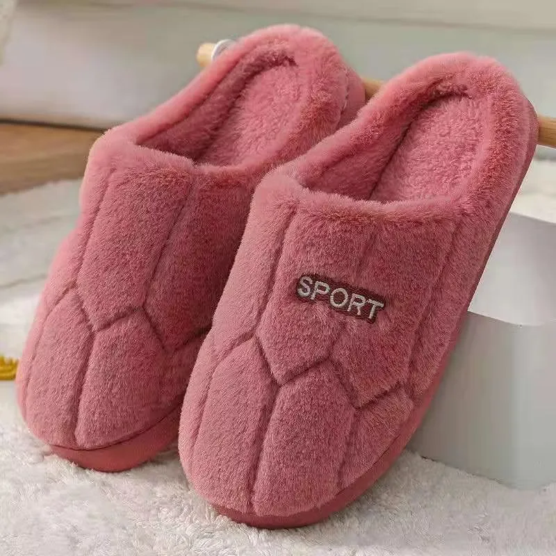 Cozy Women's Plush Winter Slippers - Fuzzy Non-Slip Indoor Slides for Ultimate Comfort!